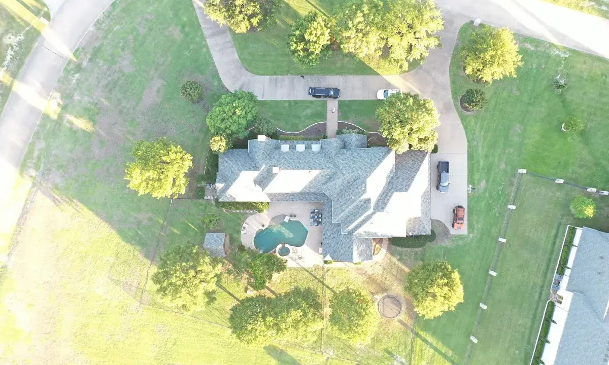 New shingle roof installation on a home in Sallisaw